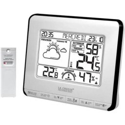 La Crosse Technology - Centrale météo WS6818WHI-BLA - Blanc