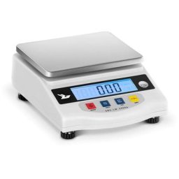 Steinberg - Balance De Laboratoire Pharmacie Digitale Plateau Inox Haute Précision 2Kg/0 01G - Blanc