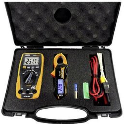 HT Instruments e-KIT Multimètre , Pince ampèremétrique numérique CAT III 600 V Affichage (nombre de