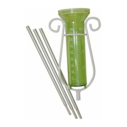 Pluviomètre 110 cm vert Précision de mesure élevée