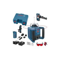 Laser roratif 2x1,5V grl 300 hv rouge + coffret Bosch 0601061501