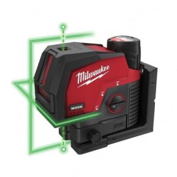Laser 2 lignes vert avec aplomb M12 CLLP-301C Milwaukee 4933478100