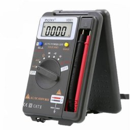 Mini multimètre numérique de poche voltmètre ampèremètre testeur de résistance Ohm Volt ampèremètre