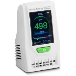 Steinberg - Détecteur de CO2 Appareil De Mesure De La Qualité De L'Air Thermohygromètre lcd - Blanc