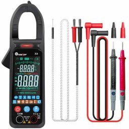 Pince ampèremétrique portable portable couleur lcd grand écran pince ampèremétrique 6000 points ncv