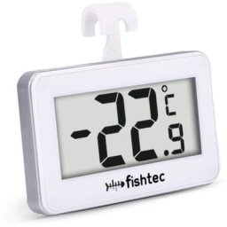 Thermomètre Réfrigérateur Electronique - Sonde intégrée - 3 systèmes d'accroche : crochet, support,