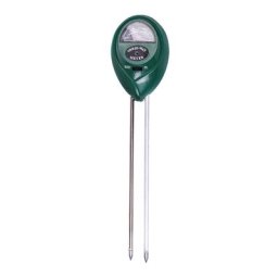 Humidimètre pH-mètre du sol, moniteur d'eau pour plantes, kit de test de sol 3 en 1 avec testeur