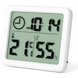 Mini thermomètre numérique d'intérieur, hygromètre portable professionnel à grand écran avec