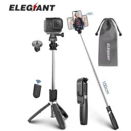 Perche Selfie Trépied Selfie Stick Trépied Bluetooth Rotation 360 ° Tige Télescopique