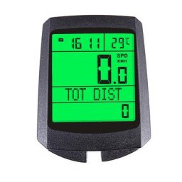 Ordinateur de vélo, multifonctionnel sans fil IP65 étanche compteur de vitesse de vélo odomètre