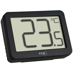 Digitales Thermometer Thermomètre noir - Tfa Dostmann