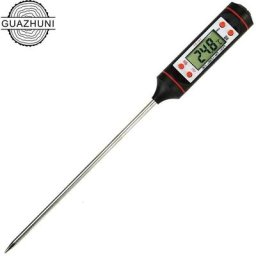 Thermomètre Cuisson Thermomètre de Cuisine Thermometre à Viande Sonde Ultra-Longue de Lecture