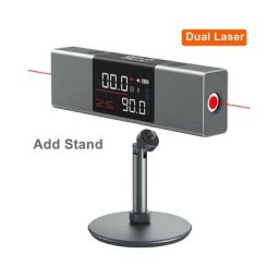 Merkmak - Niveau laser portable 2 en 1 Rapporteur laser aste de type c Inclinometre numerique