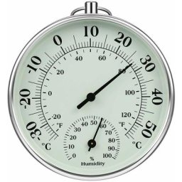 Thermomètre d'intérieur et d'extérieur 10 cm avec thermomètre d'humidité à l'intérieur et à