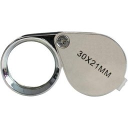 Leisei - Loupe Bijoutier - Loupe Grossissante Verre 30 x 21 mm Lentille Oculaire - 30x Loupe de