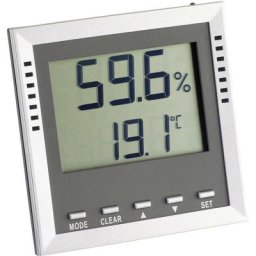 Tfa Dostmann - Thermo-hygromètre Klima Guard argent W09229