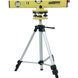 Brüder Mannesmann - M81125 Niveau à bulle laser avec pied 40 cm 30 m 0.5 mm/m