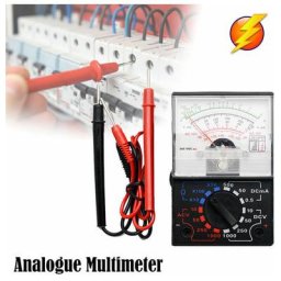Multimètre Analogique Voltimètre électrique Testeur de Continuité YX 1000A AC DC