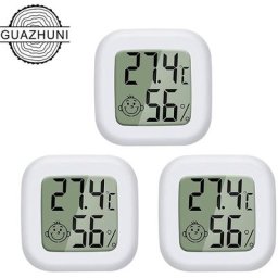 Mini lcd Thermomètre Hygromètre Interieur Numérique, Température Humidité de Haute Précision