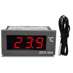 Thermomètre ZFX-900 indicateur de température intégré panneau d'affichage de température numérique