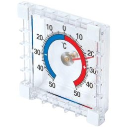 Thermomètre intérieur/extérieur à coller, -50 °c à +50 °c, -50 °c à +50 °c