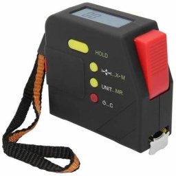 Ruban à mesurer numérique, 5m, Ruban à mesurer électronique, Règle portable pour le travail du bois