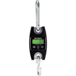 Voltcraft - Balance suspendue HS-100 Plage de pesée (max.) 100 kg Lisibilité 100 g noir 1 pc(s)
