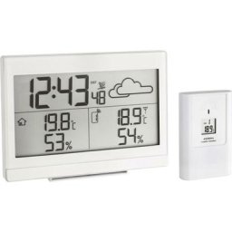 Tfa Dostmann - Station météo radiopilotée numérique 35.1135.02 blanc