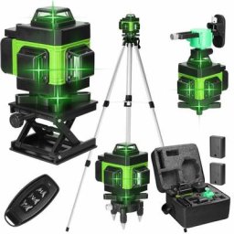 4D 16 Lignes Niveau Laser 3° Machine Auto-nivelante usb Batterie au Lithium Rechargeable Outil de