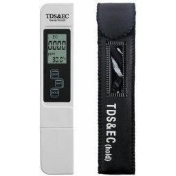 Proster - Testeur tds ec Temperature avec Ecran lcd, tds Testeur portable, ec 0-9990us/cm tds