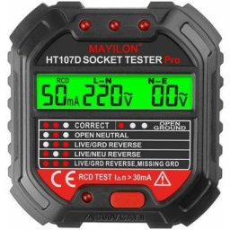 Testeur Testeur de mise à la terre Testeur de puissance de ligne Socket Phase Meter Électroscope