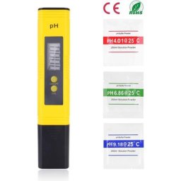 Ph Mètre Numérique, Testeur ph Numérique Portable Lecteur Résolution 0,01pH, Test avec 0-14 pH
