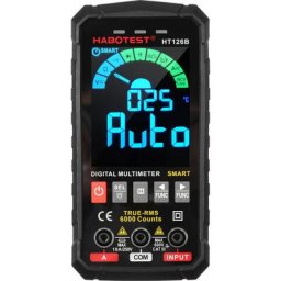 Multimètre numérique intelligent 6000 points True RMS Écran couleur VA Testeur électrique Voltmètre