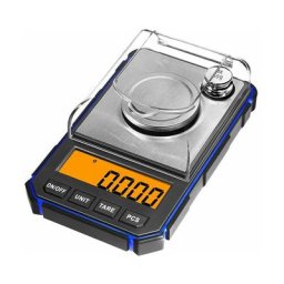 Tumalagia - Balance de précision 0,001 g 50 g/0,001 g Balance numérique portable avec écran lcd