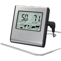 TP16 Thermometre Cuisine pour Viande Numérique avec Large Écran lcd pour Fumoir Four Cuisine