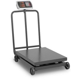 Helloshop26 - Balance plate-forme professionnelle Industrielle mobile - 600 kg / 100 g - Afficheur