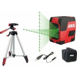 Niveau laser en croix + trepied Skil