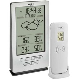 Tfa Dostmann - Station météo radiopilotée xena 35.1162.54 Prévisions météorologiques 12 à 24 heures