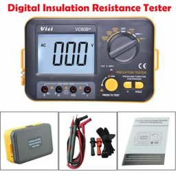 Testeur de résistance d'isolement numérique Megger MegOhm Meter 1000V 0.1 2000MΩ VC60