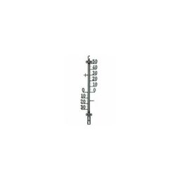 Tfa Dostmann - tfa Innen/Außenthermometer Metall rostfrei 42cm