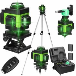 Multifonctionnel 4D 16 Lignes Niveau Laser 3° Machine Auto-nivelante usb Batterie au Lithium