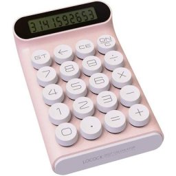 Leisei - Calculatrice à interrupteur mécanique, portative pour le bureau quotidien et de base,