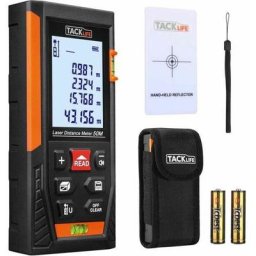 FlkwoH tacklife Télémètre Laser Classique en M/in/Ft avec 2 Bulles d'air et Une Fonction de