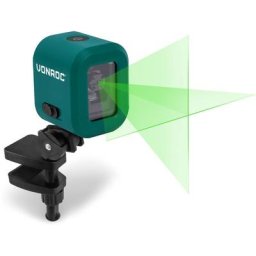 Laser à lignes croisées à batterie – vert – 4V – 1800mAh - Mise à niveau auto – portée de 18 mètres