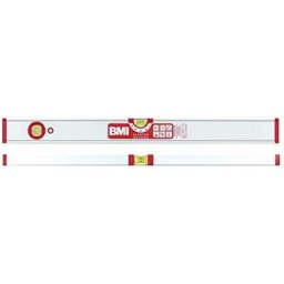 694060E - Niveau à bulle (60 cm de long, horizontal, sans arêtes, avec effet loupe, haute précision