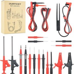 Cable Multimetre Durficst 21 in 1 Cordon Multimetre, Avec Sonde Multimètre Remplaçable, Pince