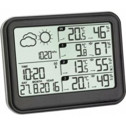 Tfa Dostmann - Station météo radiopilotée numérique 35.1142.01 noir