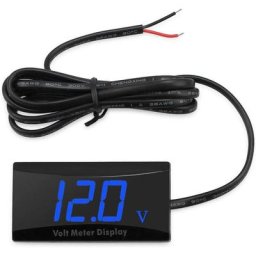Car dc 12V voltmètre numérique led Voltmètre étanche résistant aux chocs dc 12V Voltmètre Voltmètre