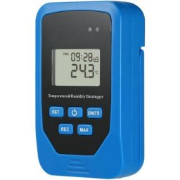 Tumalagia - Enregistreur de température et d'humidité Thermomètre et hygromètre électroniques bleus