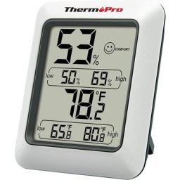 Hygromètre Numérique Thermomètre Intérieur Thermomètre D'ambiance et Indicateur D'humidité avec